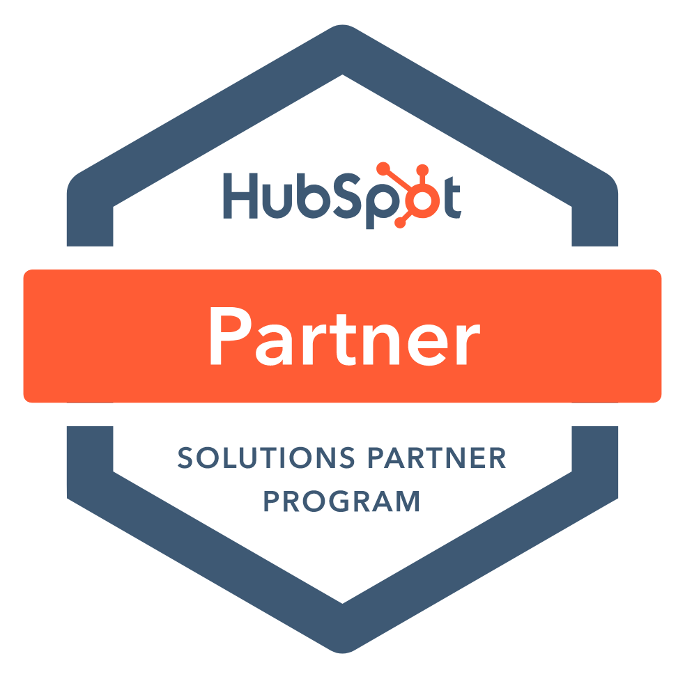 HubSpot Solutions Partner Program Horizontal Logo | Truth Tree helps schools utilize HubSpot for school marketing and admissions