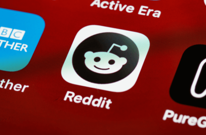 The Reddit app on a smartphone or tablet. This accompanies a blog post highlighting marketing opportunities for schools on the Reddit platform. Truth Tree partners with schools around the world to elevate their digital marketing.